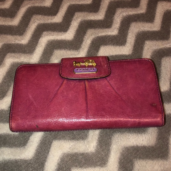 Purple Coach Wallet - Picture 3 of 3